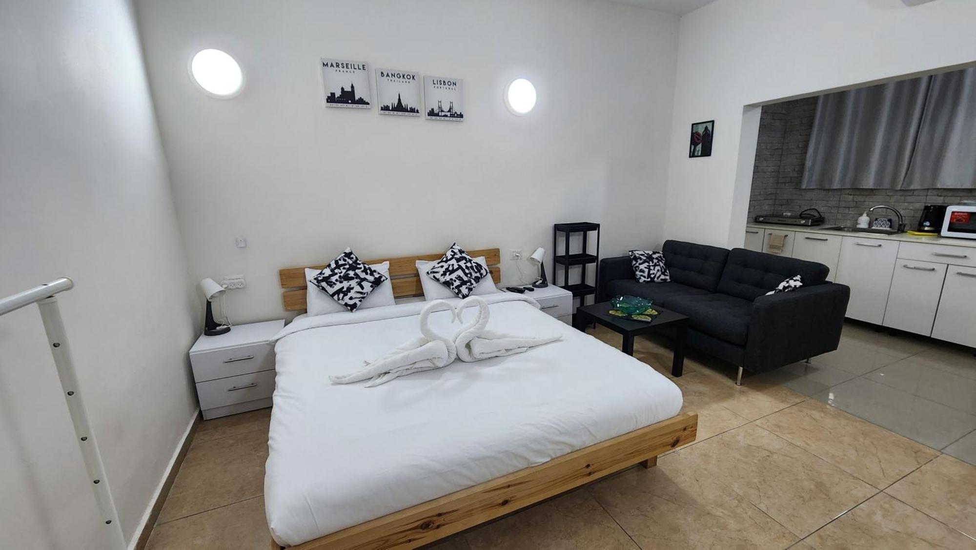 ネタニア David Hameleh Houseアパートホテル 部屋 写真